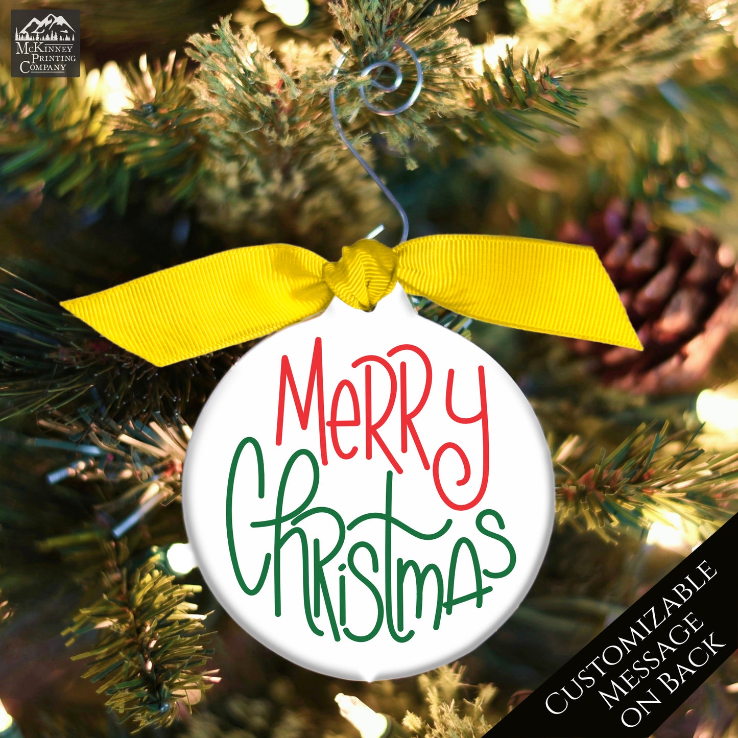 Custom Ornament  - Personalized, Christmas, Gift, Holiday, Decor, Xmas