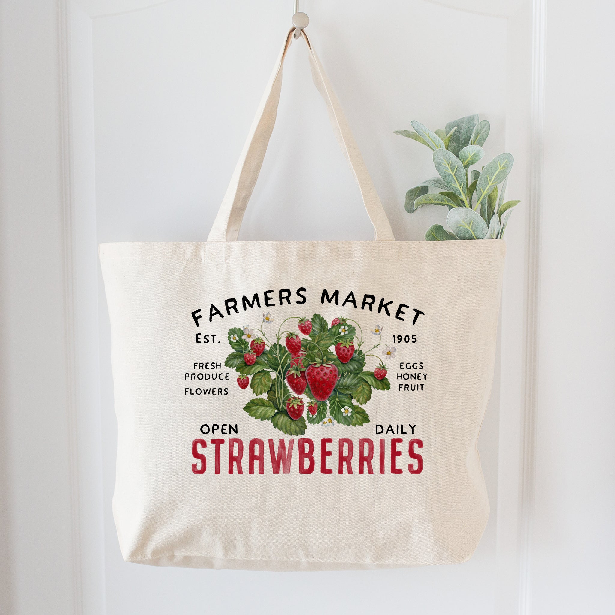 Large canvas tote bags with clearance zipper