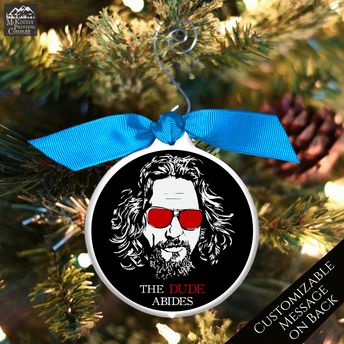 The Big Lebowski - Christmas Ornament, The Dude, Movie Quote, Gift