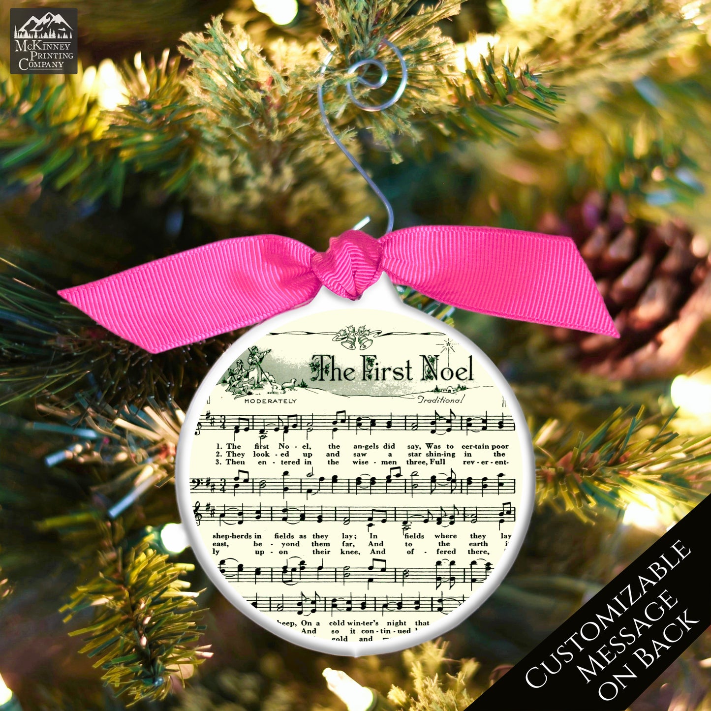 Christmas Sheet Music - Ornament, Lyrics, Hymn, The First Noel, Song